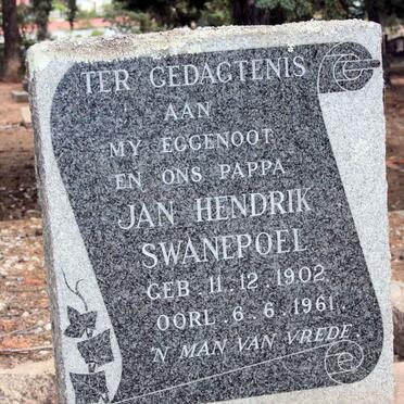 SWANEPOEL Jan Hendrik 1902-1961