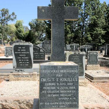 KIKILLUS G.T.T. 1887-1955 &amp; Johanna M.C. 1893-1971