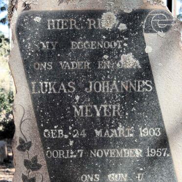 MEYER Lukas Johannes 1903-1957