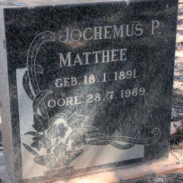 MATTHEE Jochemus P. 1891-1969