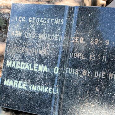 MAREE Magdalena D. neé MORKEL 1899-1979