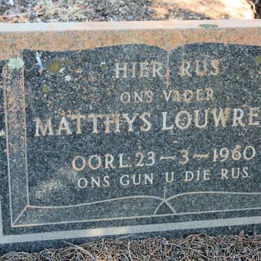 LOUWRENS Matthys -1960