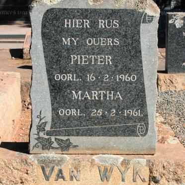 WYK Pieter, van -1960 &amp; Martha -1961