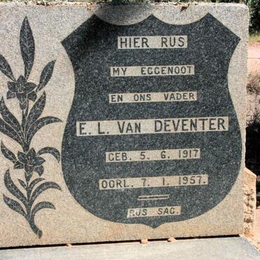 DEVENTER E.L., van 1917-1957