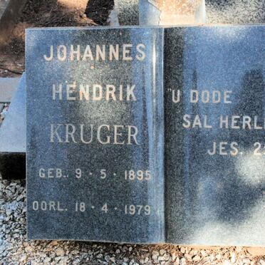 KRUGER Johannes Hendrik 1895-1976
