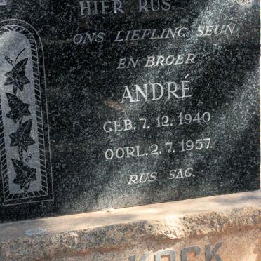 KOCK André, de 1940-1957