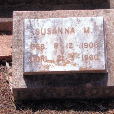 PRINSLOO Susanna M. 1906-1960