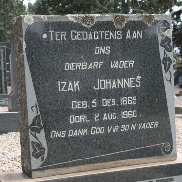 BENEKE Izak Johannes 1869-1966