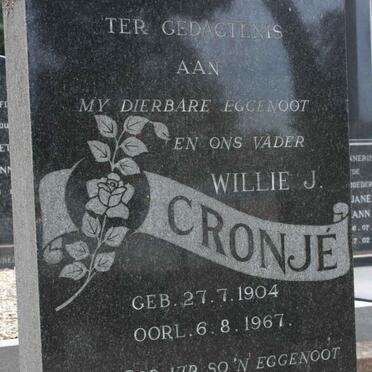 CRONJE Willie J. 1904-1967