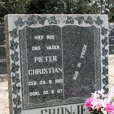 CRONJE Pieter Christian 1901-1967