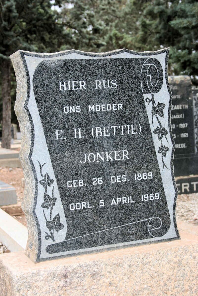 JONKER E.H. 1889-1969