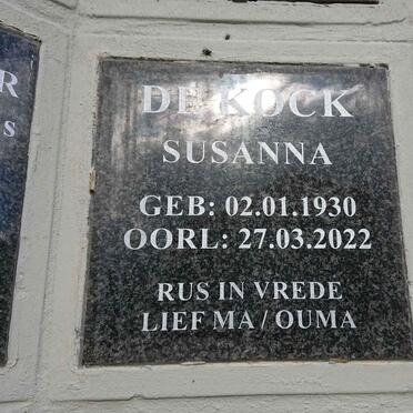 KOCK Susanna, de 1930-2022