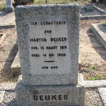 BEUKES Martha 1910-1950