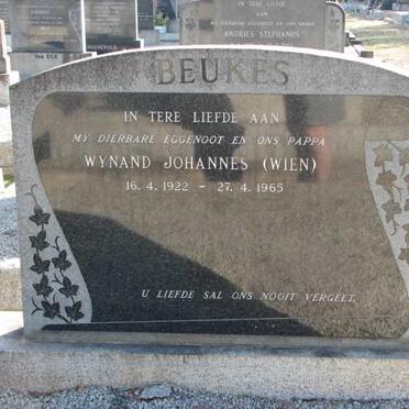 BEUKES Wynand Johannes 1922-1965