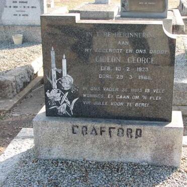 CRAFFORD Gideon George 1923-1968