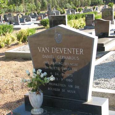 DEVENTER Daniel Gerhardus, van 1973-1980