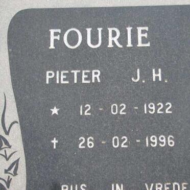 FOURIE Pieter J.H. 1922-1996