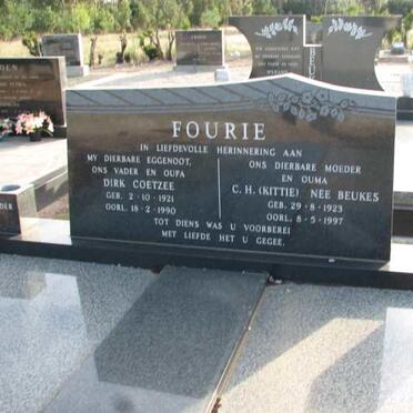 FOURIE Dirk Coetzee 1921-1990 &amp; C.H. BEUKES 1923-1997