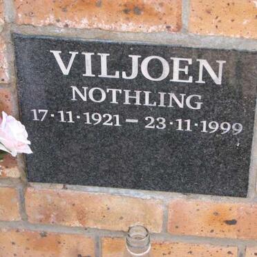 VILJOEN Nothling 1921-1999