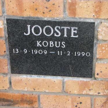 JOOSTE Kobus 1909-1990