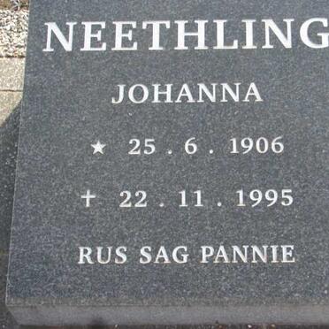 NEETHLING Johanna 1906-1995
