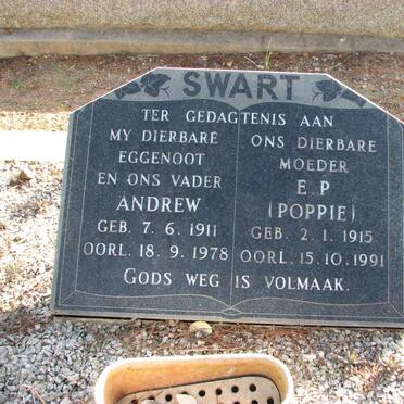 SWART Andrew 1911-1978 &amp; E.P. 1915-1991
