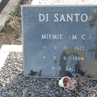 SANTO M.C., di 1912-1994