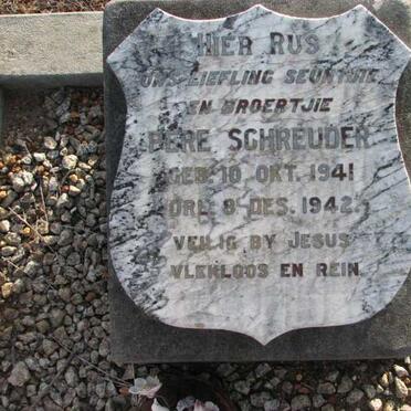 SCHREUDER Pere 1941-1942