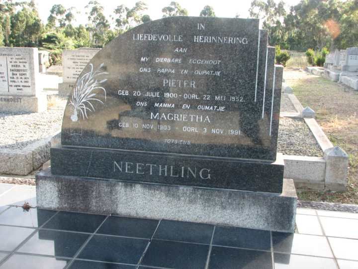 NEETHLING Pieter 1900-1952 &amp; Magrietha 1903-1991