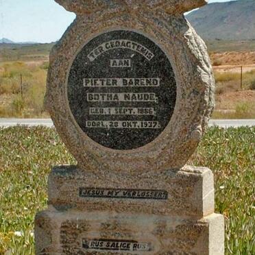 NAUDE Pieter Barend Botha 1886-1937