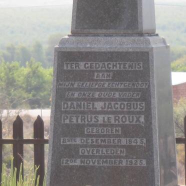 Western Cape, ROBERTSON district, Rural (farm cemeteries)