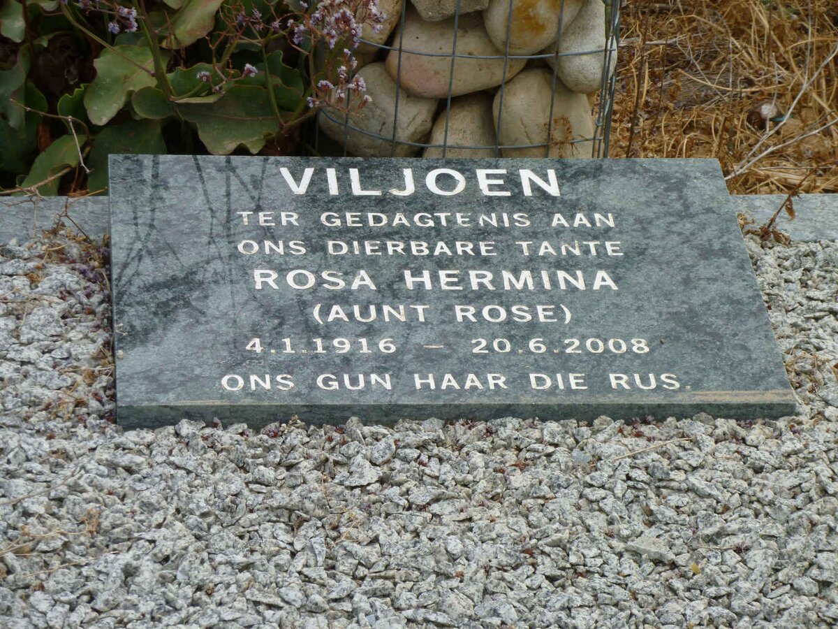 VILJOEN Rosa Hermina 1916-2008