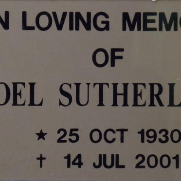 SUTHERLAND Noel 1930-2001