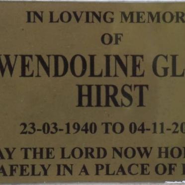 HIRST Gwendoline Gloria 1940-2002
