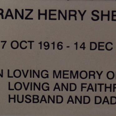 SHEASBY Franz Henry 1916-2006