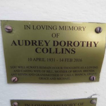 COLLINS Audrey Dorothy 1931-2016