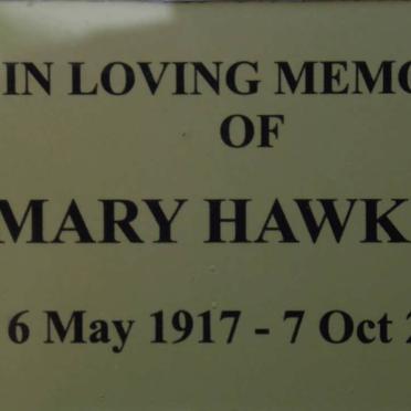 HAWKINS Mary 1917-2008