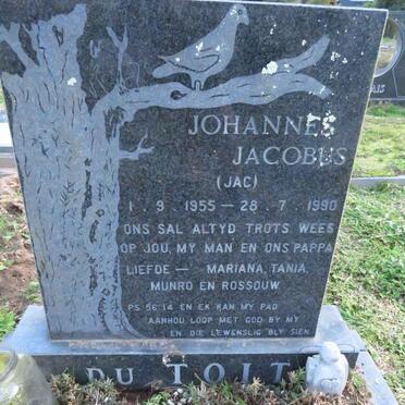 TOIT Johannes Jacobus, du 1955-1990