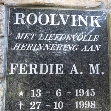 ROOLVINK Ferdie A.M. 1945-1998