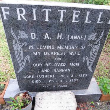 FRITTELLI D.A.H. nee USHER 1929-1997