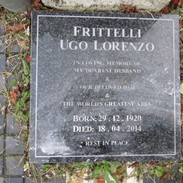 FRITTELLI Ugo Lorenzo 1920-2014