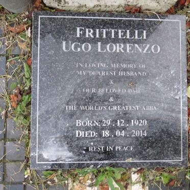 FRITTELLI Ugo Lorenzo 1920-2014