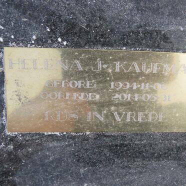 KAUFMAN Helena J. 1994-2014