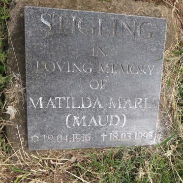 STIGLING Matilda Maria 1916-1995