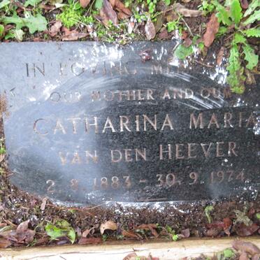 HEEVER Catharina Maria, van den 1883-1974