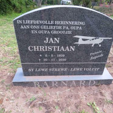 BARNARD Jan Christiaan 1929-2020