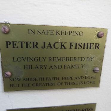 FISHER Peter Jack