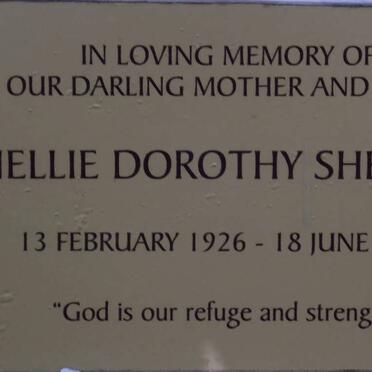 SHEASBY Nellie Dorothy 1926-2007