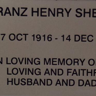 SHEASBY Franz Henry 1916-2006