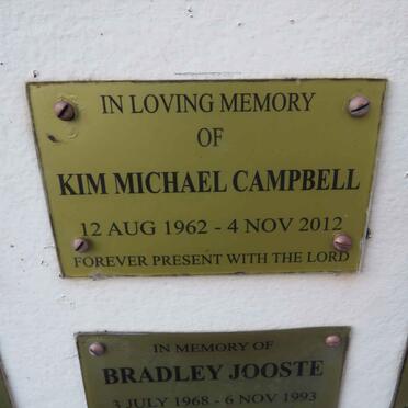 CAMPBELL Kim Michael 1962-2012